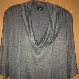 Cow neck poncho top